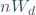 nW_d