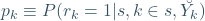 p_k\equiv P(r_k=1|s, k\in s,\breve{Y_k})