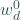 w^0_d