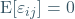 \text{E}[\varepsilon_{ij}]=0