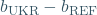 \bm{b}_{\text{UKR}} - \bm{b}_{\text{REF}}